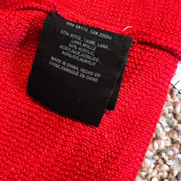 Anthropologie HWR Owen Blazer Wool Cardigan. Red Size XS - Picture 7 of 9